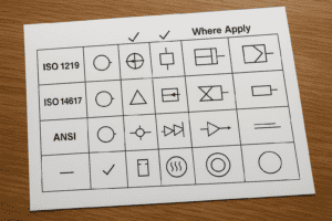 Hydraulic Symbol Standards and Where They Apply (ISO 1219, ISO 14617, ANSI)