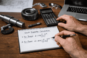 Calculate Shaft Diameter for a Given Torque and Power