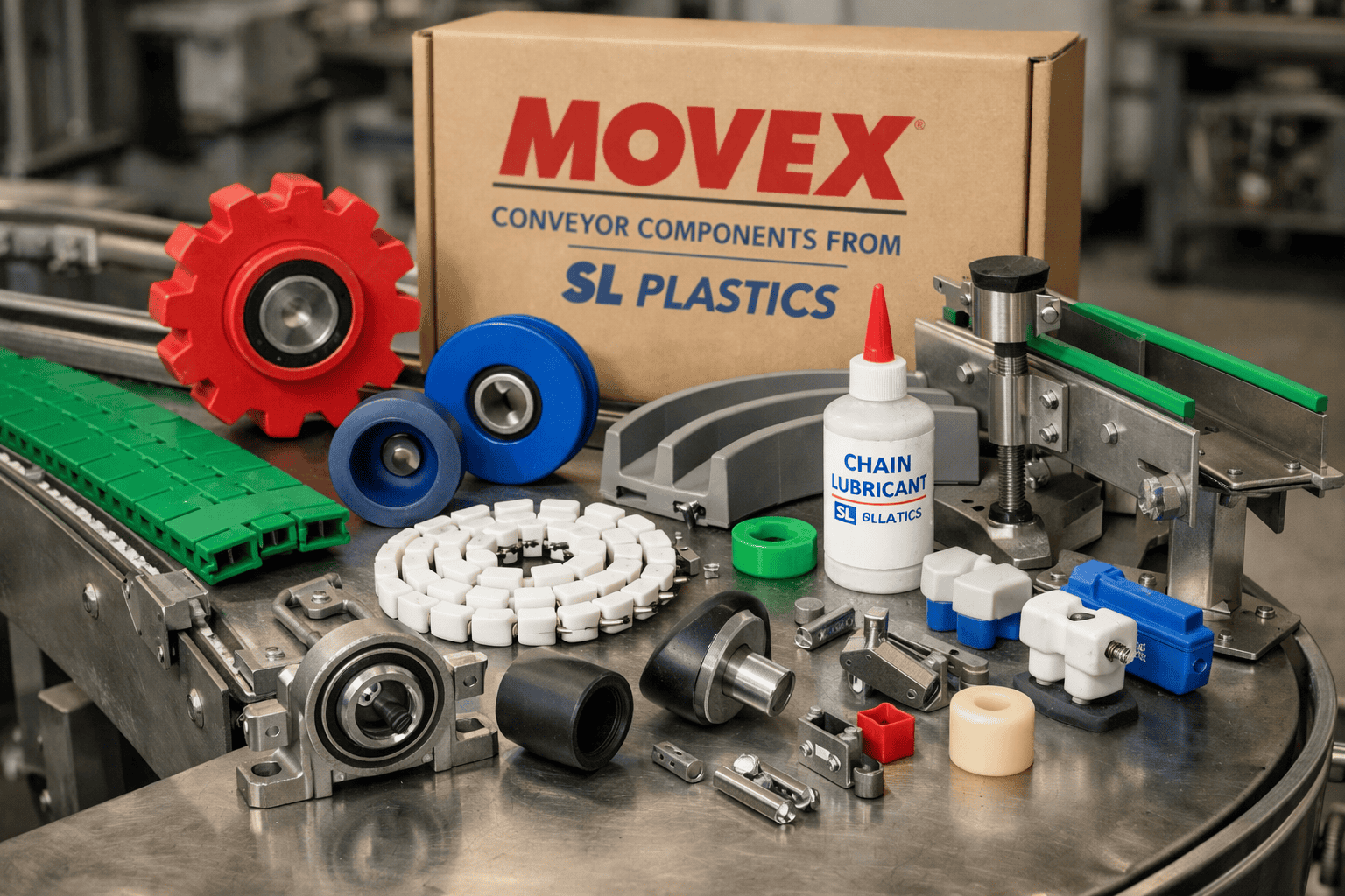 Movex Conveyor Components from SL Plastics